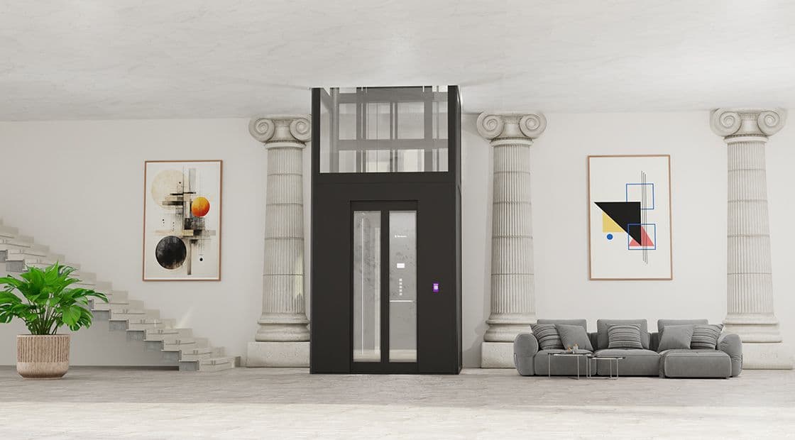 E300 – Gearless Cogbelt Home Lift